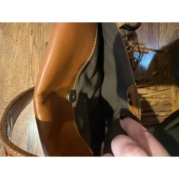 STS Ranchwear Wayfarer Selah Leather Fringe Crossbody Bag Whiskey Western Boho - Picture 12 of 16